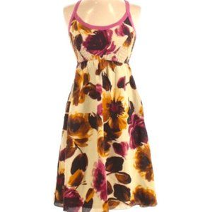 Anthropologie Moulinette Soeurs Floral Silk Dress